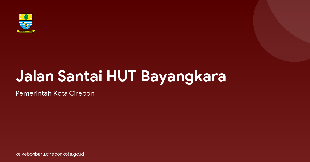 Jalan Santai HUT Bayangkara