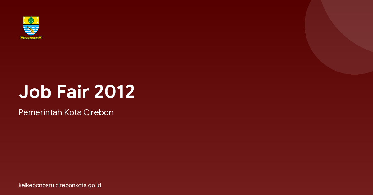 Job Fair 2012