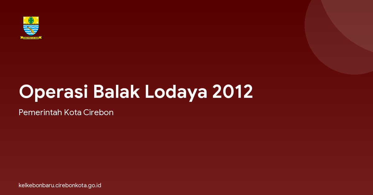 Operasi Balak Lodaya 2012