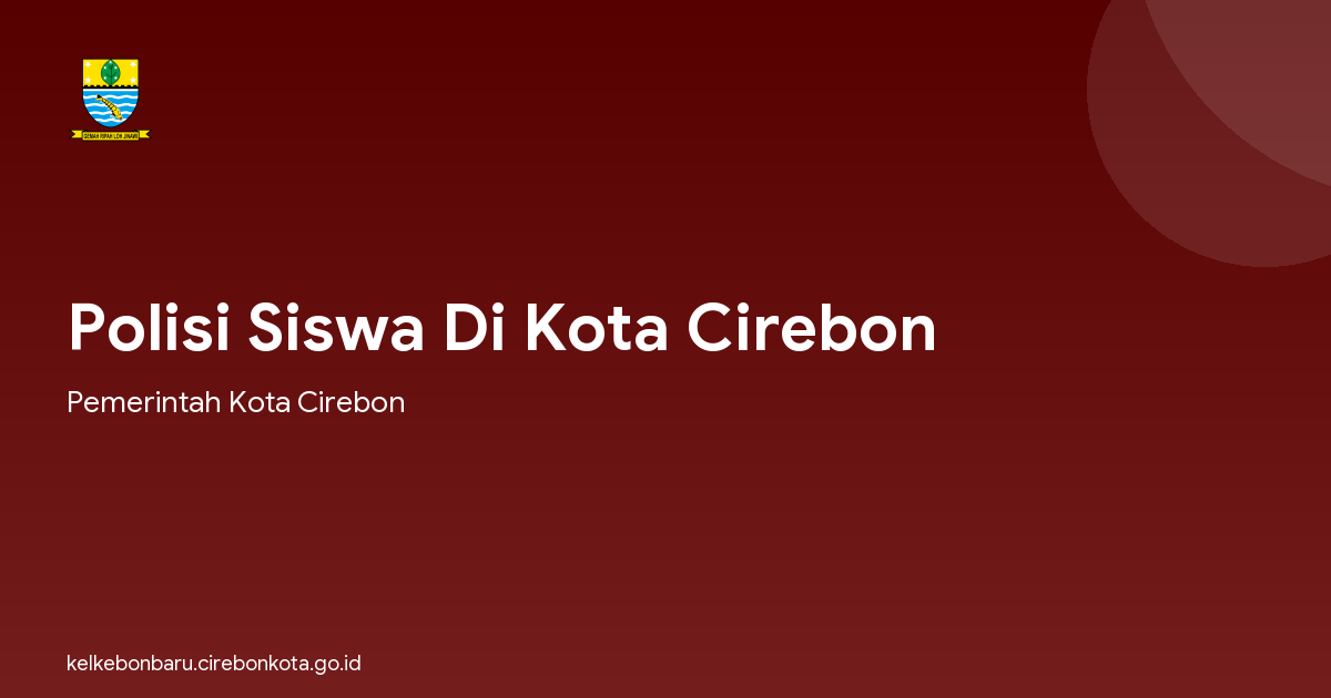 Polisi Siswa Di Kota Cirebon
